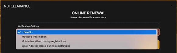 NBI Clearance Renewal Online