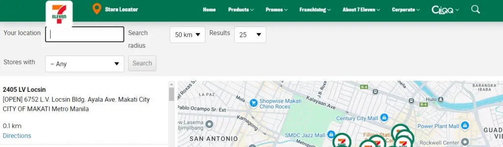 7/11 Store in Philippines